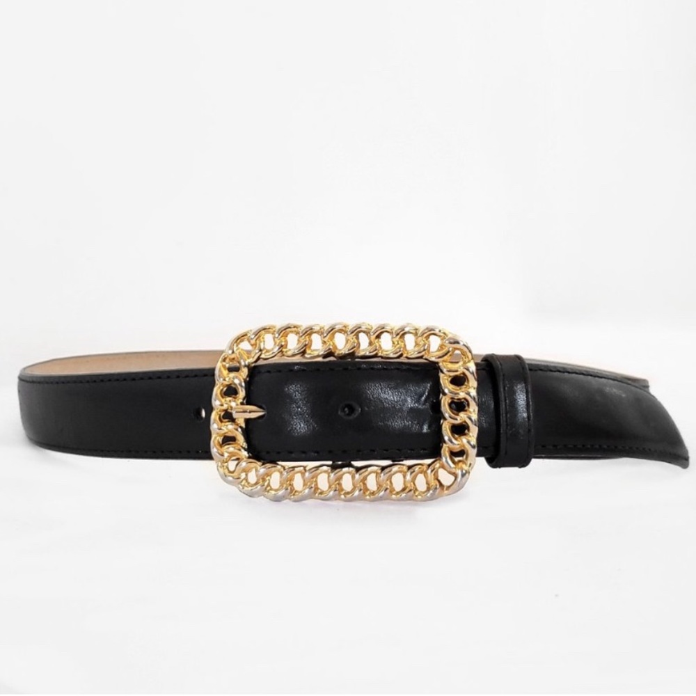 ✨ RARE ✨ Dior Golden Buckle Leather Belt